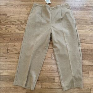 NWT Alfred Dunner Chevron Ponte Vecchio Gold Metallic 18W Pants